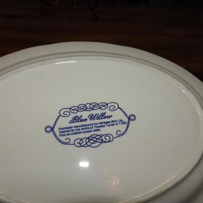 Large Blue willow serving platter