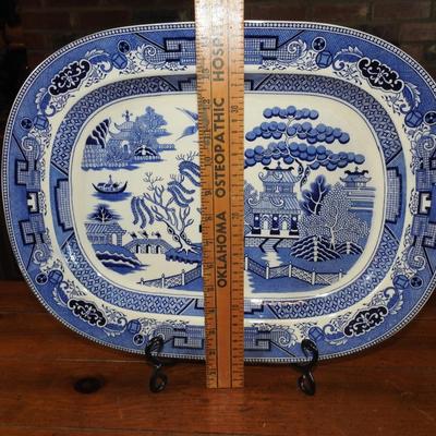 Japan blue willow Ocean Sonoma platter