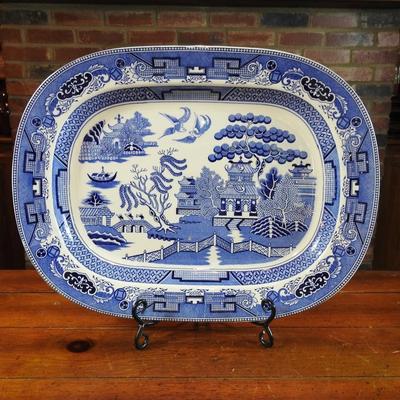 Japan blue willow Ocean Sonoma platter