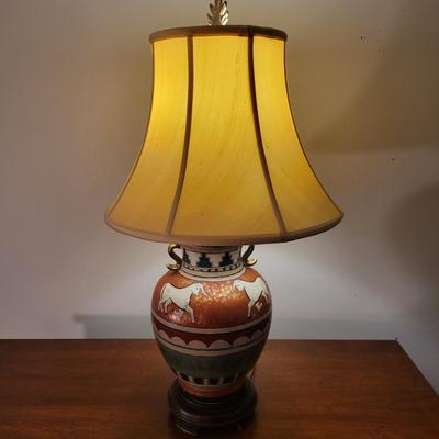 Hand Painted Ceramic Lamp (GB-DW)