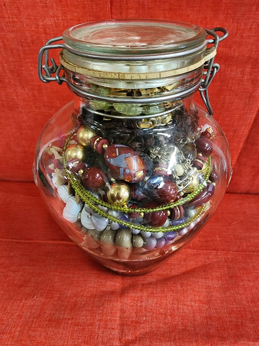 Large Jar of Jewelry