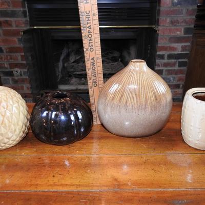 Collection of vases