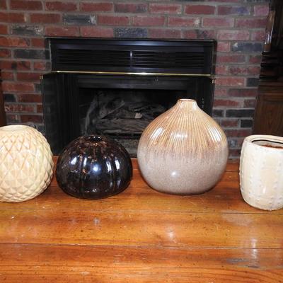 Collection of vases