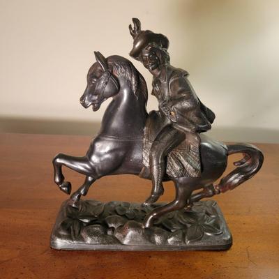Bronze Horse Rider Statue (GB-DW)