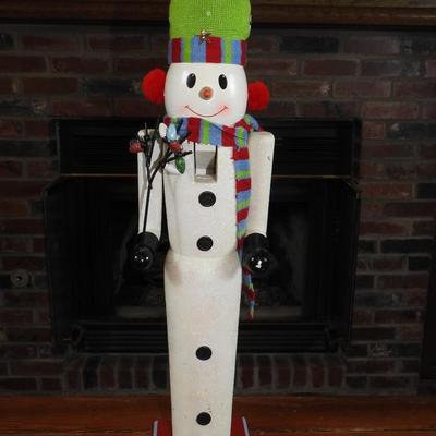 Snowman nutcracker