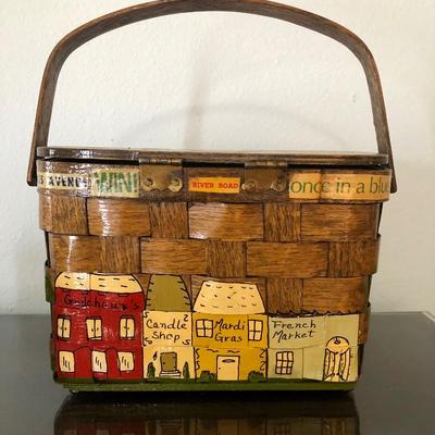 So cool! NOLA special purse basket