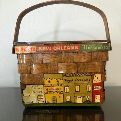 So cool! NOLA special purse basket