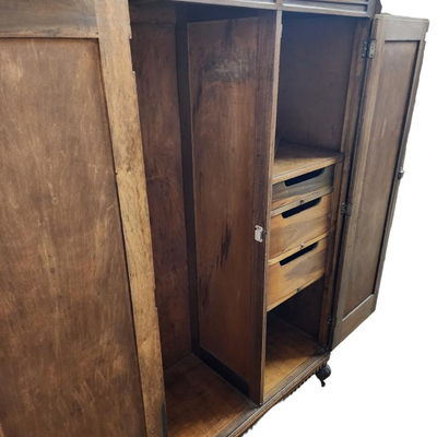 Vintage Craved Armoire