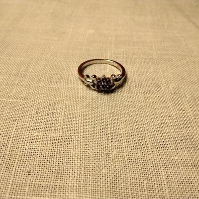 35ctw Amethyst Round Cut 925 Sterling Silver Ring Size 6