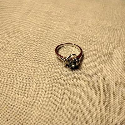 45ct Aquamarine 925 Sterling Silver Ring Size 7