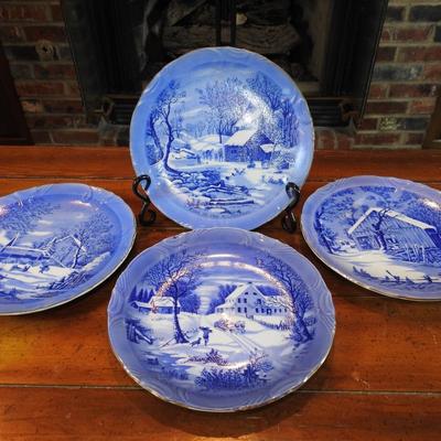 Currier & Ives Collectible plates