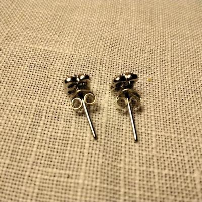 .25ctw H-SI Diamond 925 Sterling Silver Stud Earrings