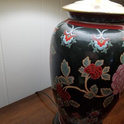 Chrysanthemum Theme Ceramic Lamp (D-JS)