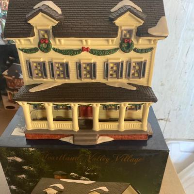 Christmas village buildings