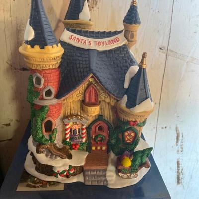 Christmas village buildings