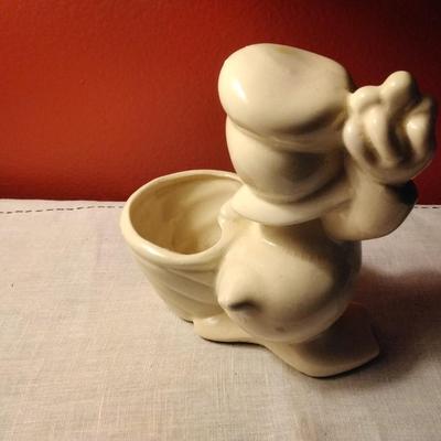 Donald Duck Ceramic Planter