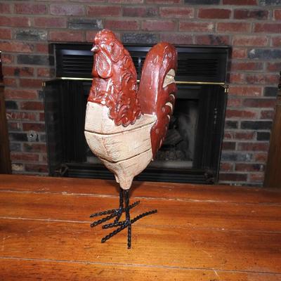 Beautiful chicken statue