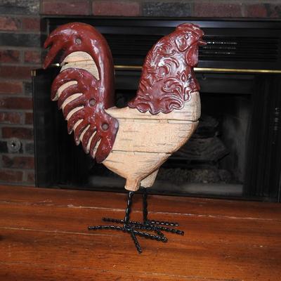 Beautiful chicken statue