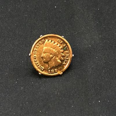 1880s Indian Head Pin