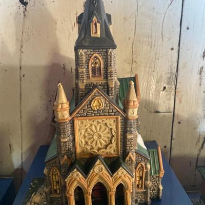 Christmas village buildings
