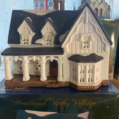 Christmas village buildings