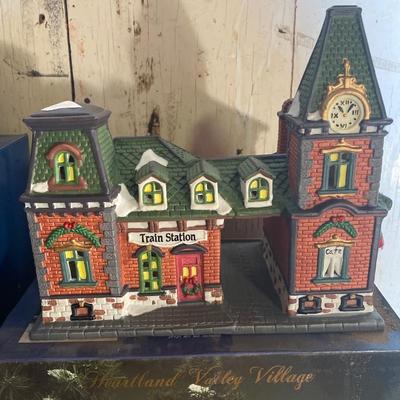 Christmas village buildings