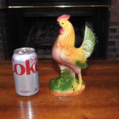 Ceramic chicken statue