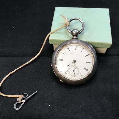 ILLINOIS COIN SILVER POCKET WATCH