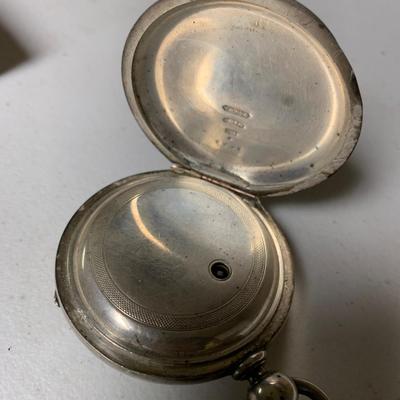 ILLINOIS COIN SILVER POCKET WATCH