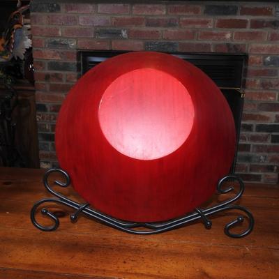 Large wood bowl