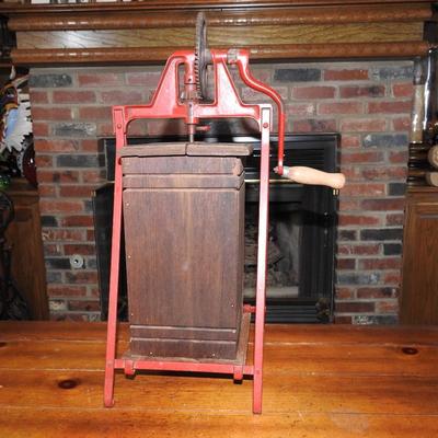 Vintage butter churn