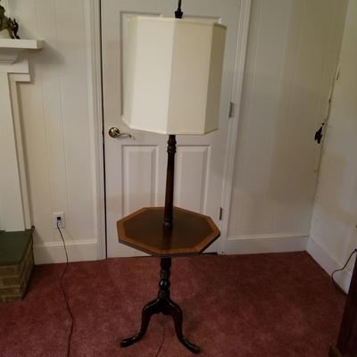 Octagon Shape Table & Lamp Combo (D-JS)