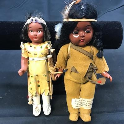 NATIVE AMERICAN DOLL LOT