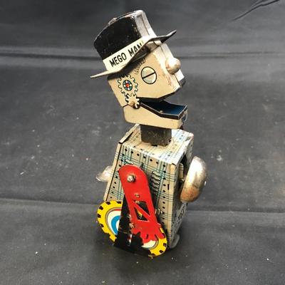MEGO MAN TIN ROBOT