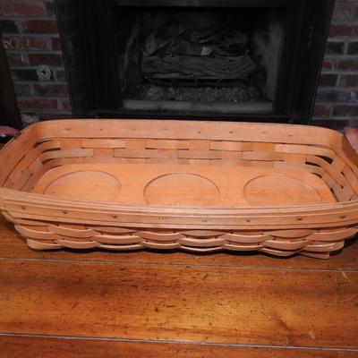 Longaberger basket with insert