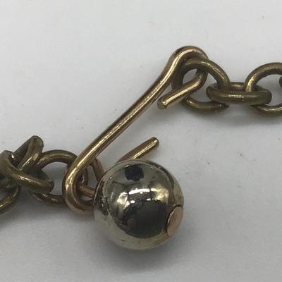 Vintage Gold Tone Heart Necklace