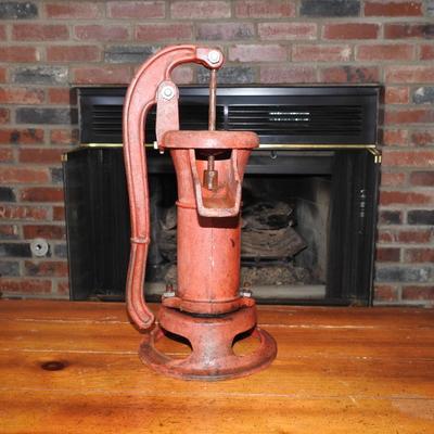 Red cast iron water pump