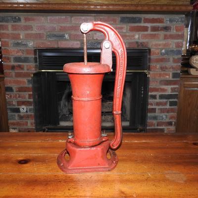 Red cast iron water pump
