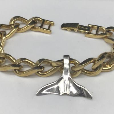 Monet Bracelet with Whale Tail Charm