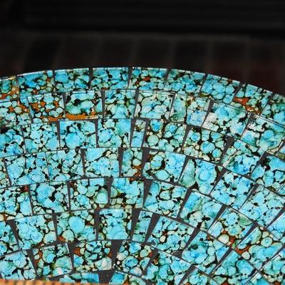 Mosaic bowl & plate