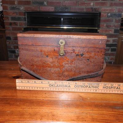 Antique wood box