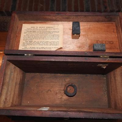 Antique wood box