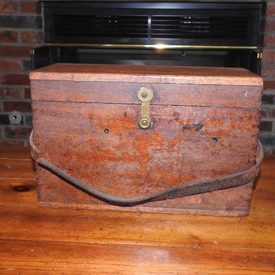 Antique wood box