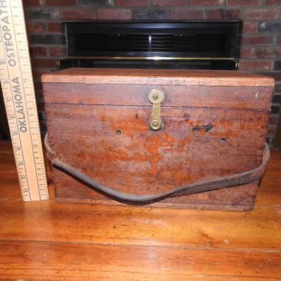 Antique wood box