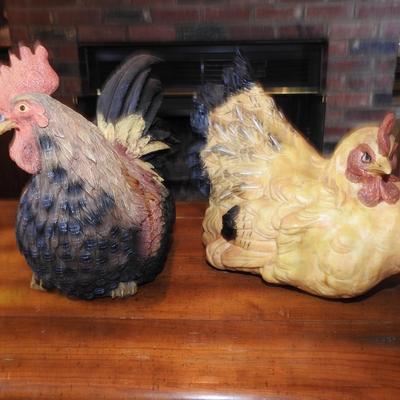 Pair of chickens