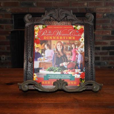 Cookbook and cookbook holder