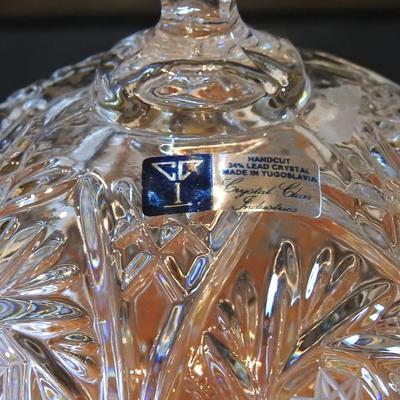 Beautiful leaded crystal candy dish