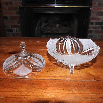 Beautiful crystal candy dish