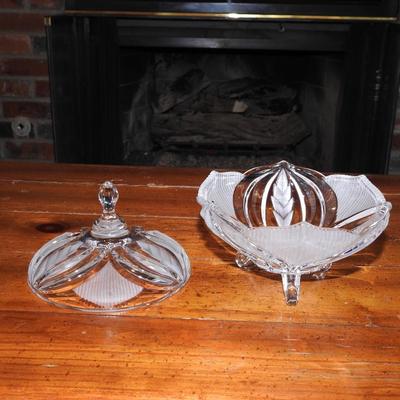 Beautiful crystal candy dish