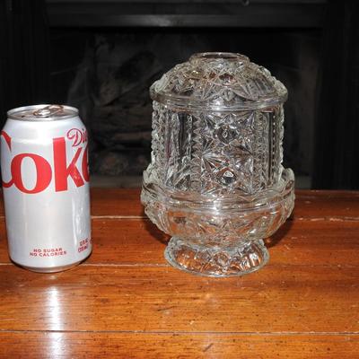 Indiana glass fairy lamp